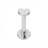 Titanium Mini Heart Labret JEWELLERY ONLY