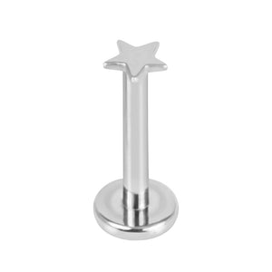 Titanium Star Labret JEWELLERY ONLY