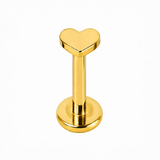 Titanium Mini Heart Labret JEWELLERY ONLY
